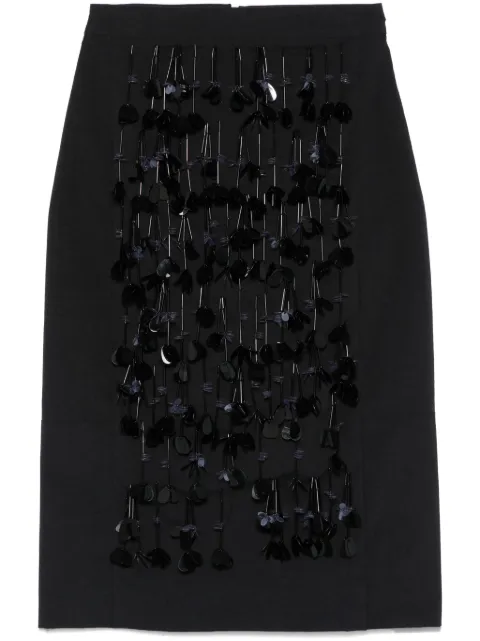 Plan C falda midi Panama