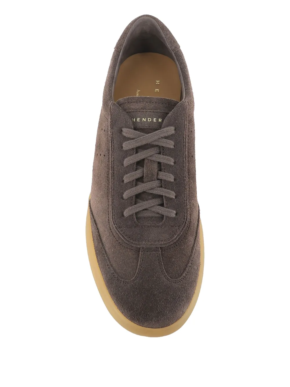 Henderson Baracco leather sneakers Brown