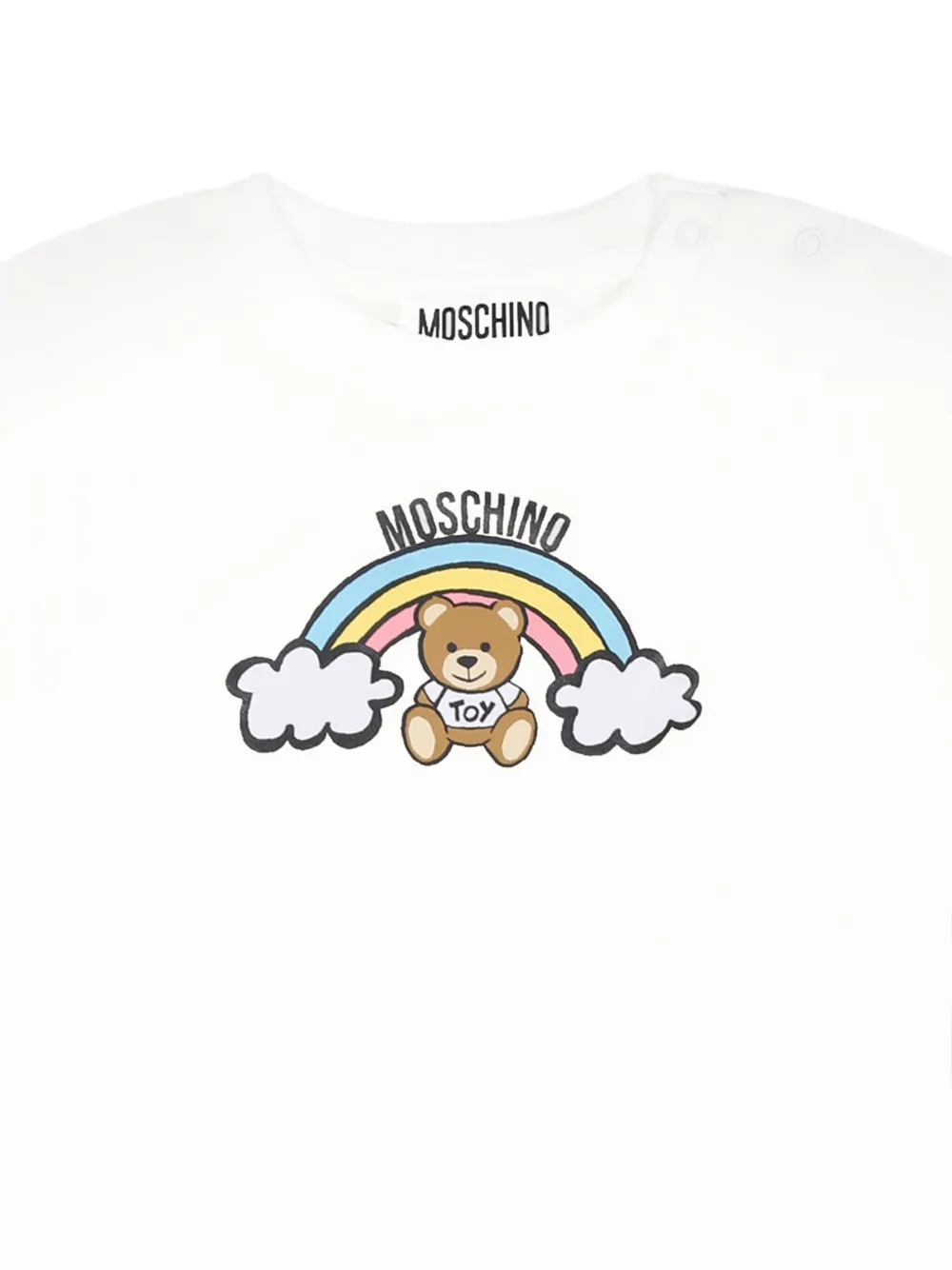 Moschino Kids Trainingspak met beerprint Wit