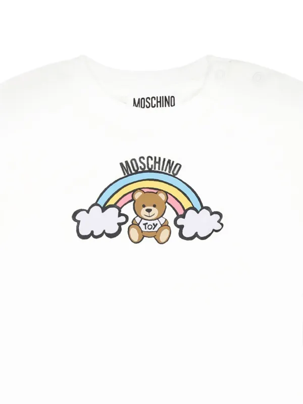 Moschino Kids bear-print Tracksuit | White | FARFETCH
