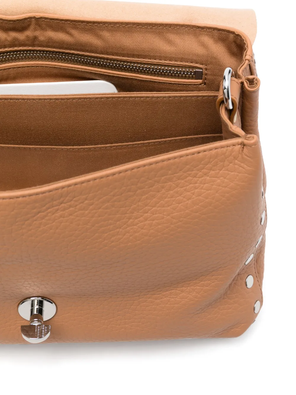 Zanellato Postina kleine shopper Bruin