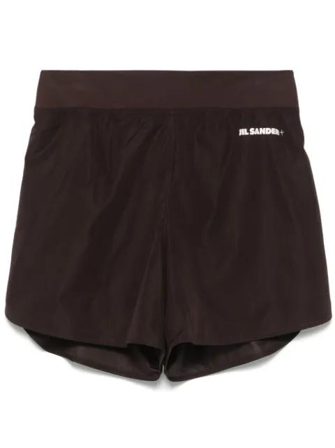 JIL SANDER+ shorts deportivos con logo estampado