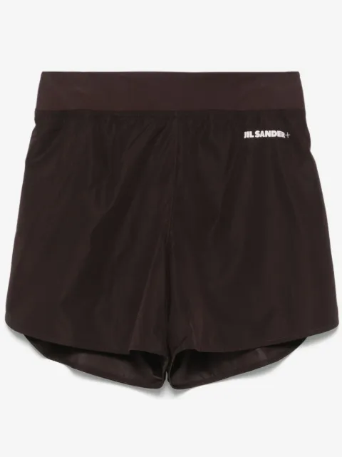JIL SANDER+ shorts deportivos con logo estampado