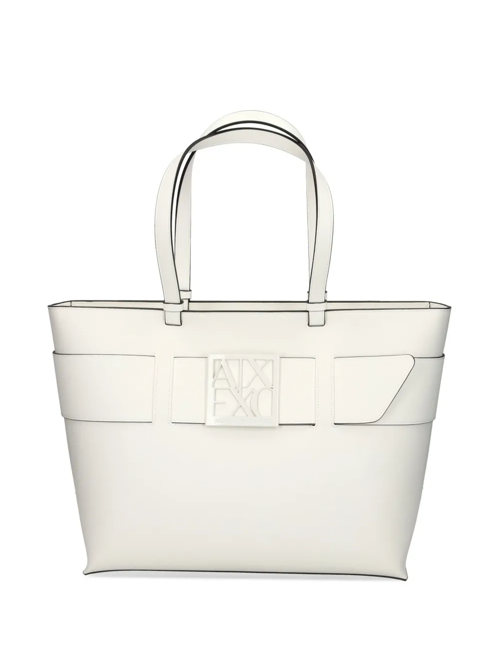 logo-plaque tote bag