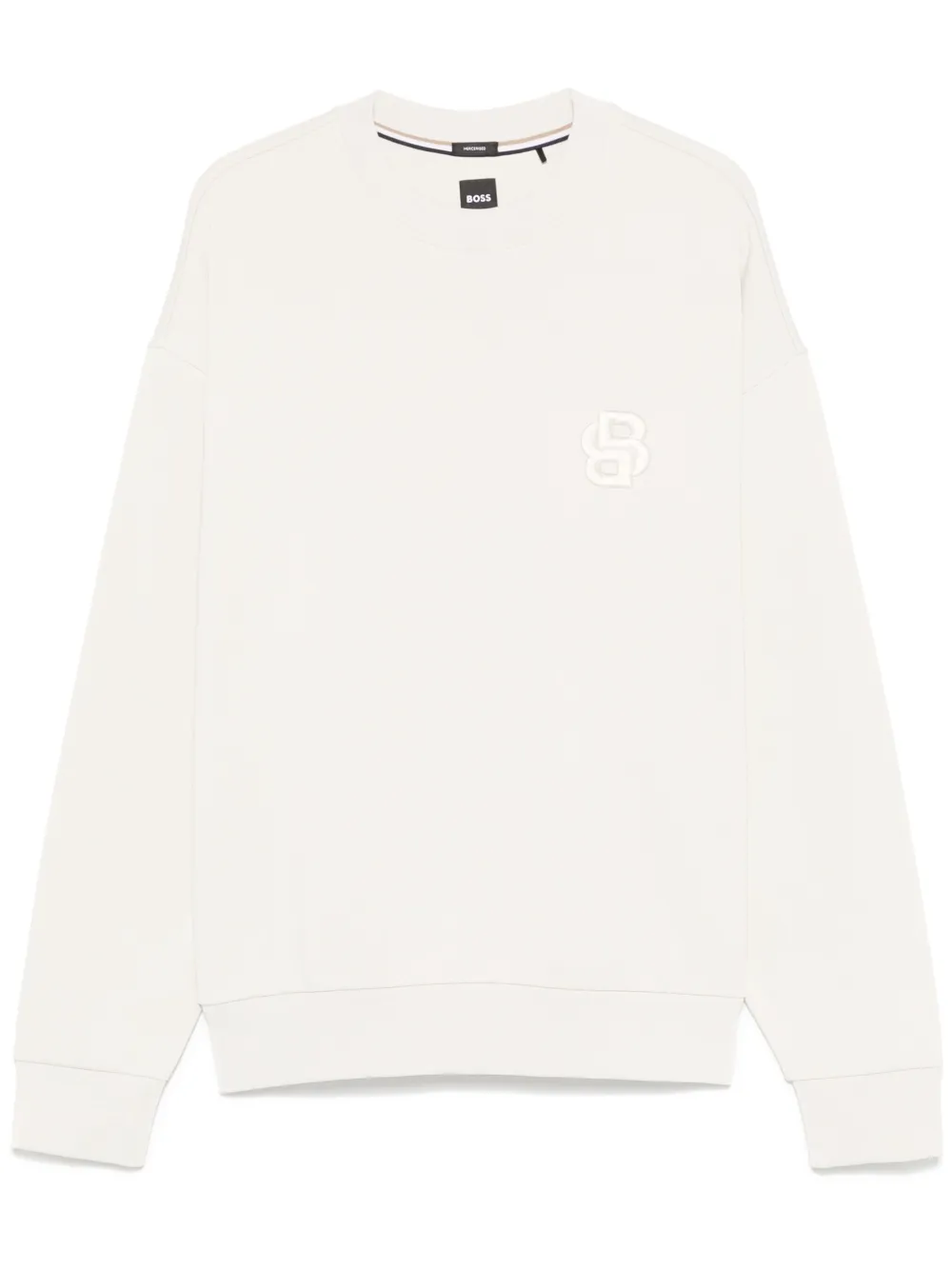 BOSS sudadera con motivo Double G en algodón | neutro | Image 1