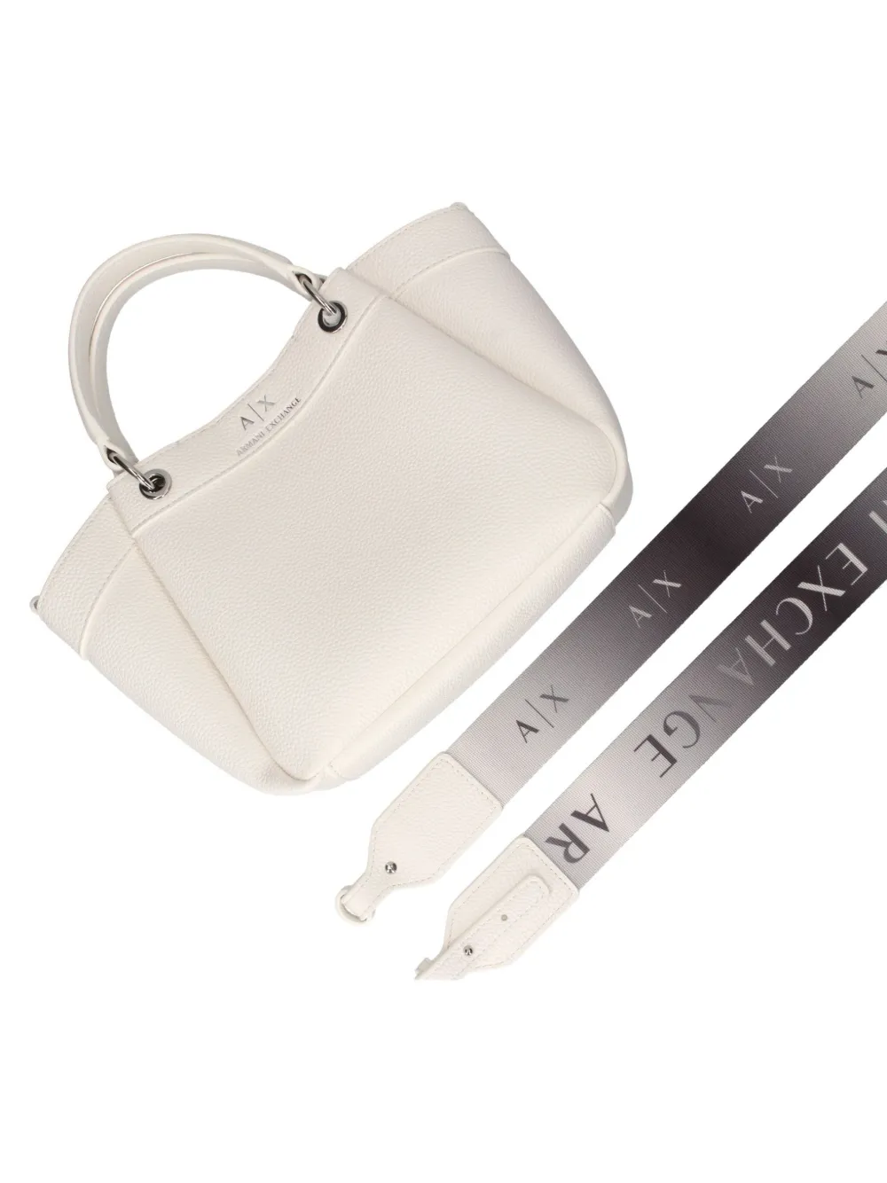 Armani Exchange Shopper met logoprint Wit