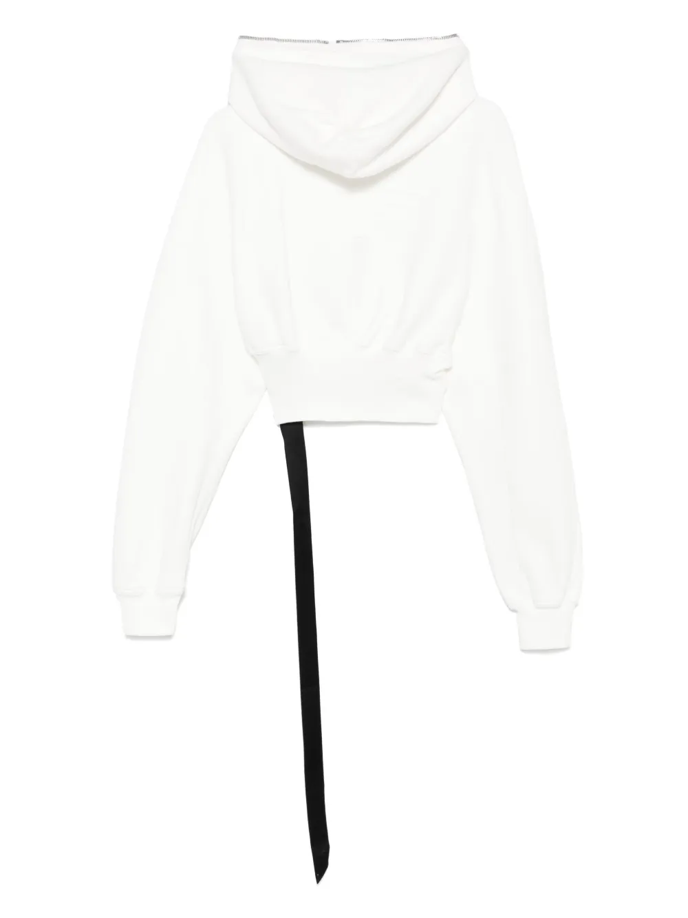 Rick Owens DRKSHDW Collage Gimp hoodie - Wit