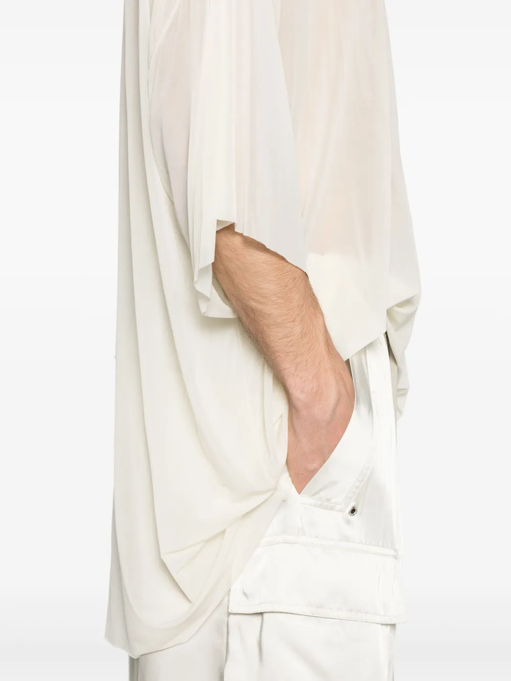 Rick Owens Tommy T-shirt Beige