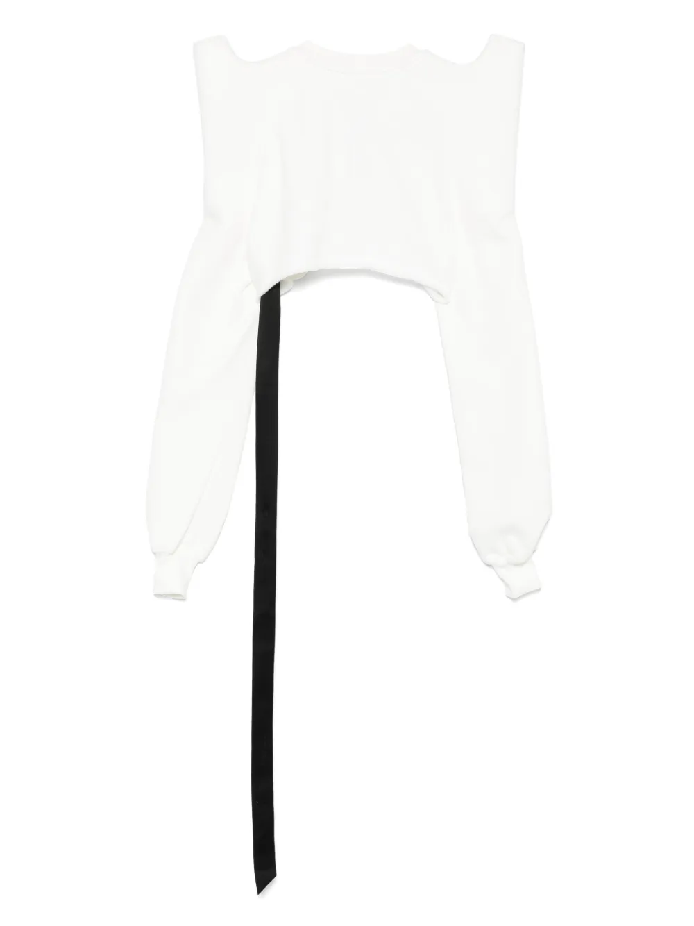 Rick Owens DRKSHDW Cropped sweater - Wit