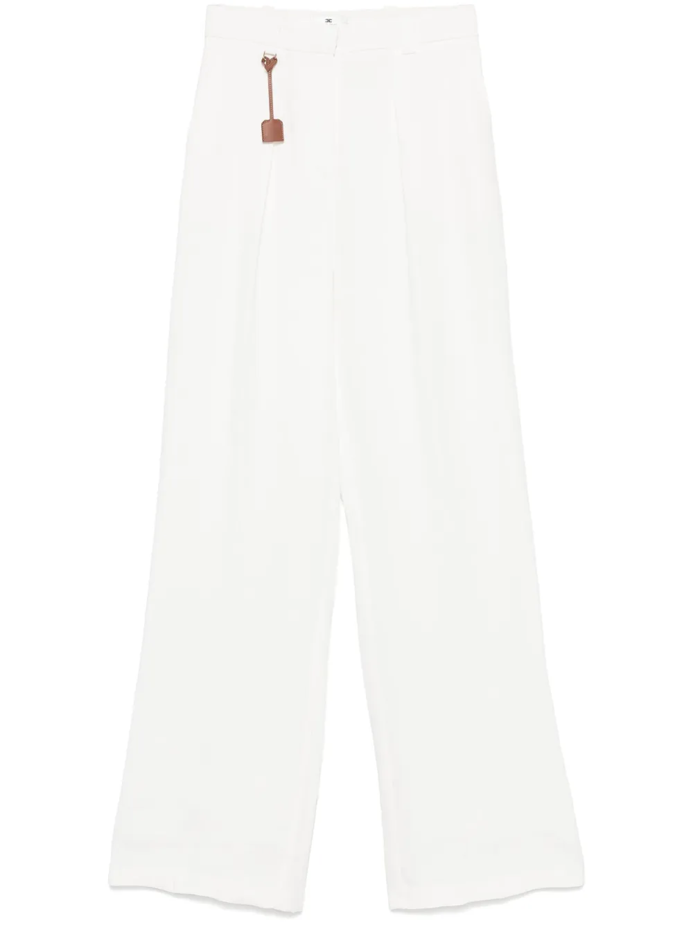Elisabetta Franchi pleated trousers | White | Image 1