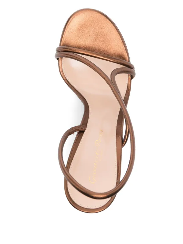 【関税込み】Gianvito Rossi Sandals GIANVITO ROSSI 95 knotted leather sandals | NET-A-PORTER