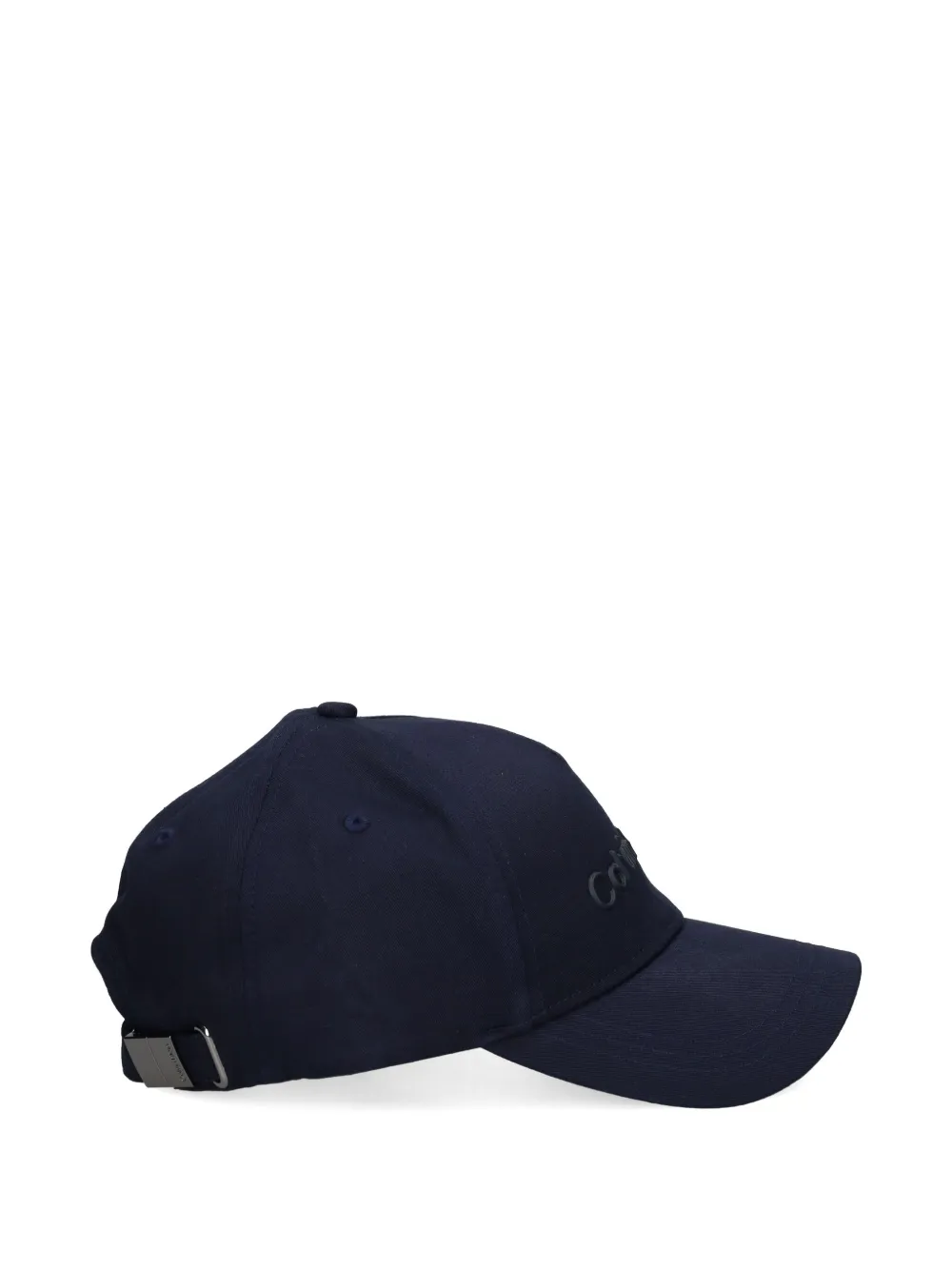 Calvin Klein logo-embroidered baseball cap - Blauw