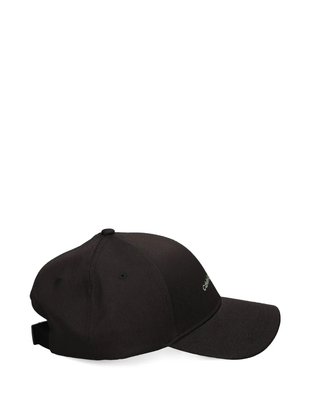 Calvin Klein logo-embroidered baseball cap - Zwart