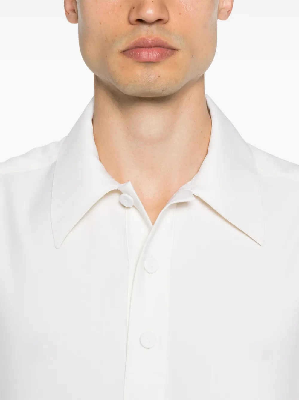 Jil Sander Wollen poloshirt Beige