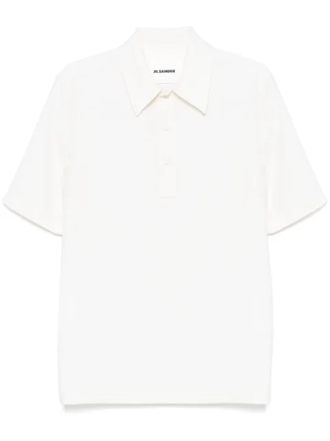 Jil Sander wool polo shirt