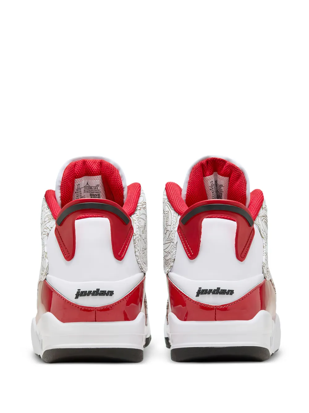 Jordan Air Dub Zero "Cherry" sneakers Wit