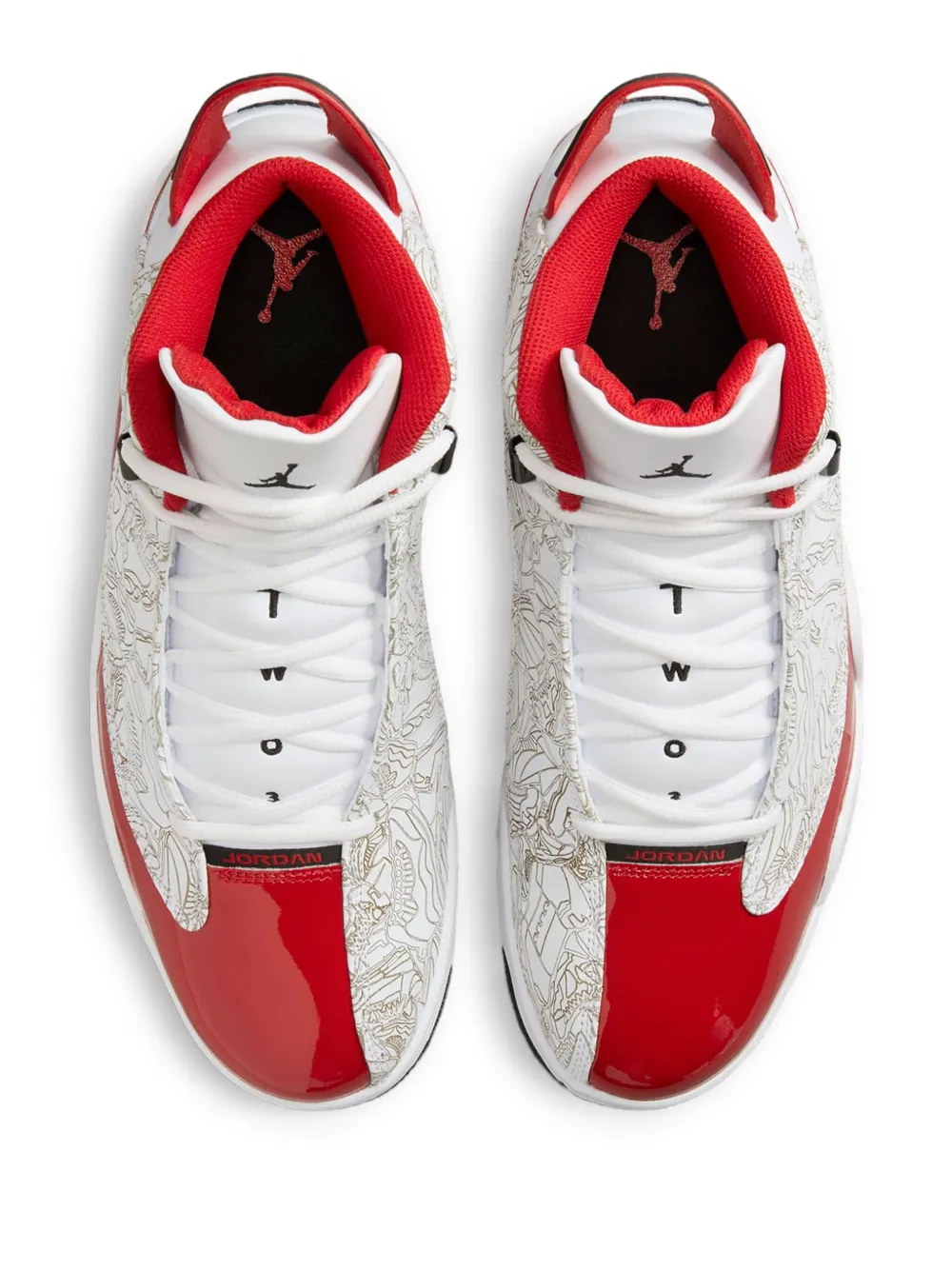 Jordan Air Dub Zero "Cherry" sneakers Wit