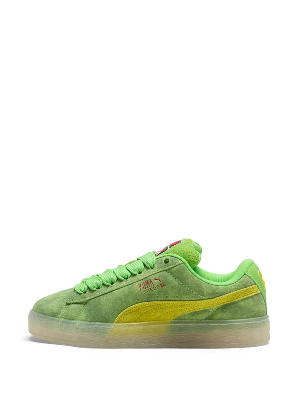 PUMA x Ghostbusters Suede XL Slimer "Green/Lime Smash/Warm White" sneakers | Low-Tops | Image 2