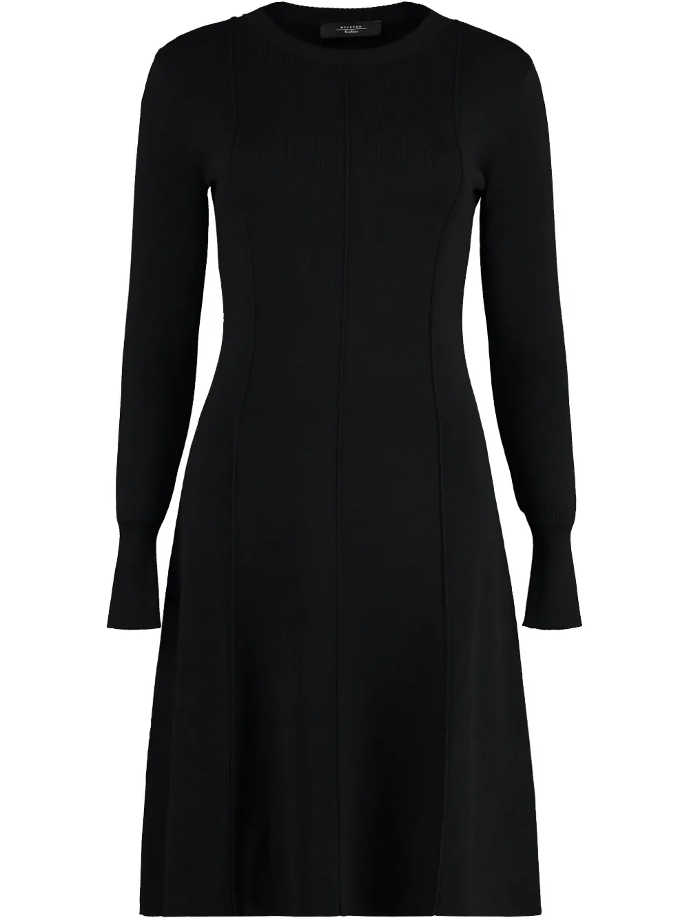 Weekend Max Mara Midi-jurk met lange mouwen Zwart