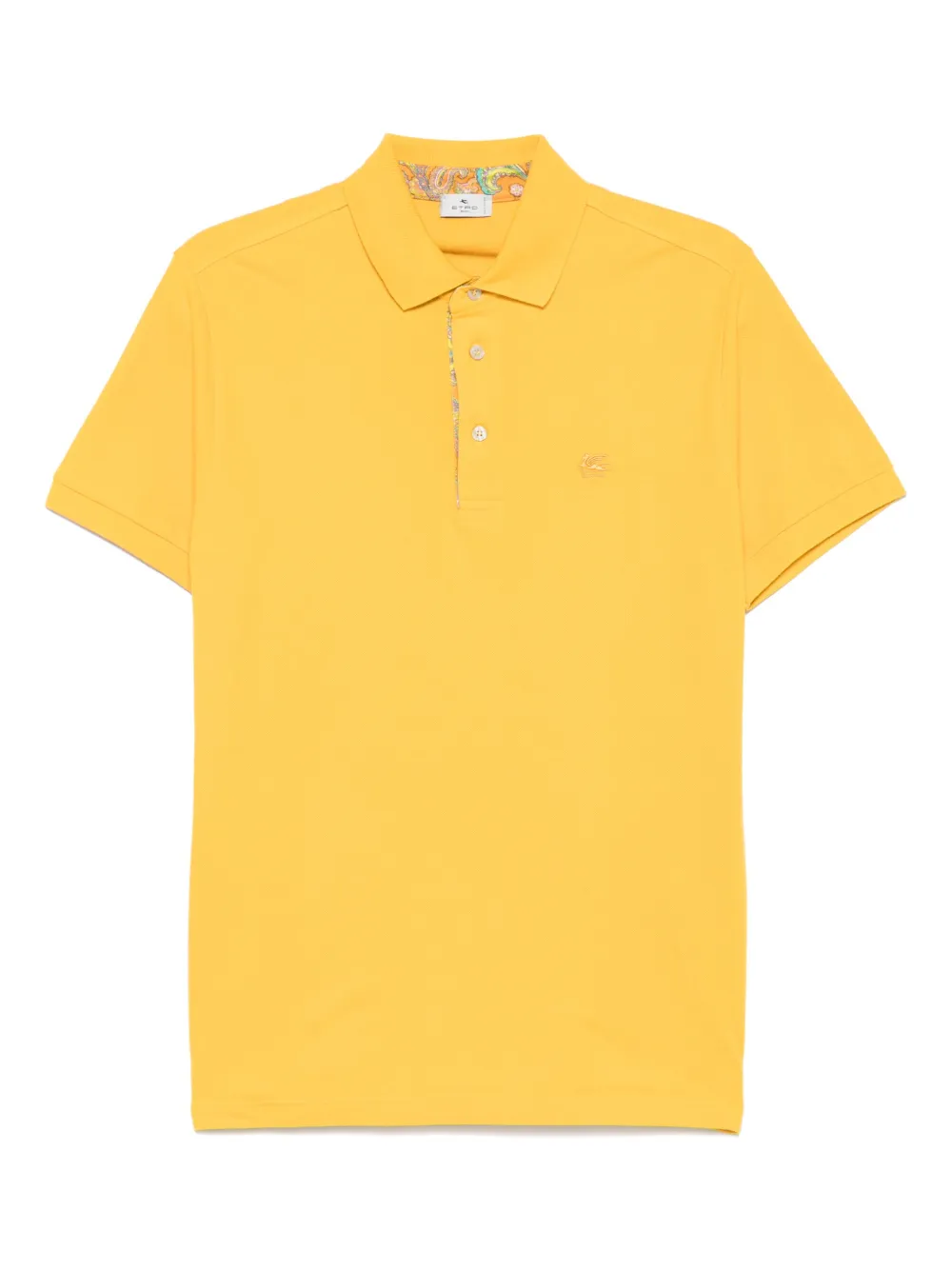 ETRO Poloshirt met borduurwerk Geel