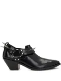Junya Watanabe leather pumps - Black