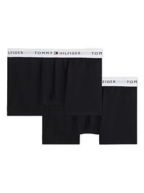 Tommy Hilfiger Junior set de  dos bóxeres con logo en la pretina