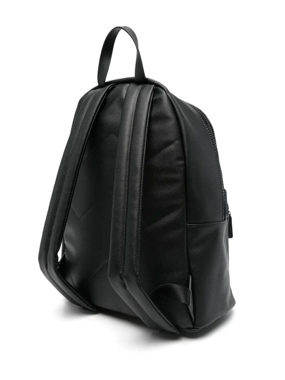 Shop John Richmond Logo-print Backpack In Black
