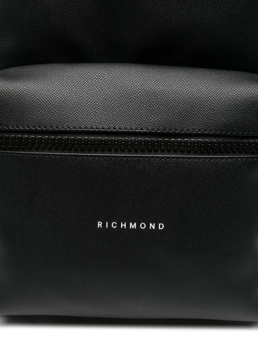 Shop John Richmond Logo-print Backpack In Black