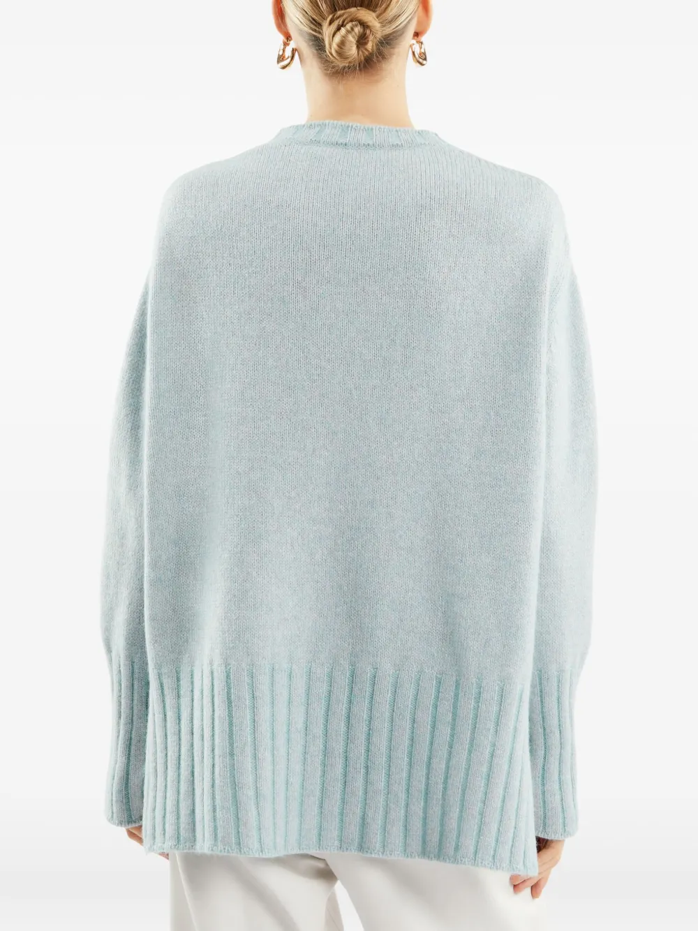 Fay Trui met ronde hals Blauw