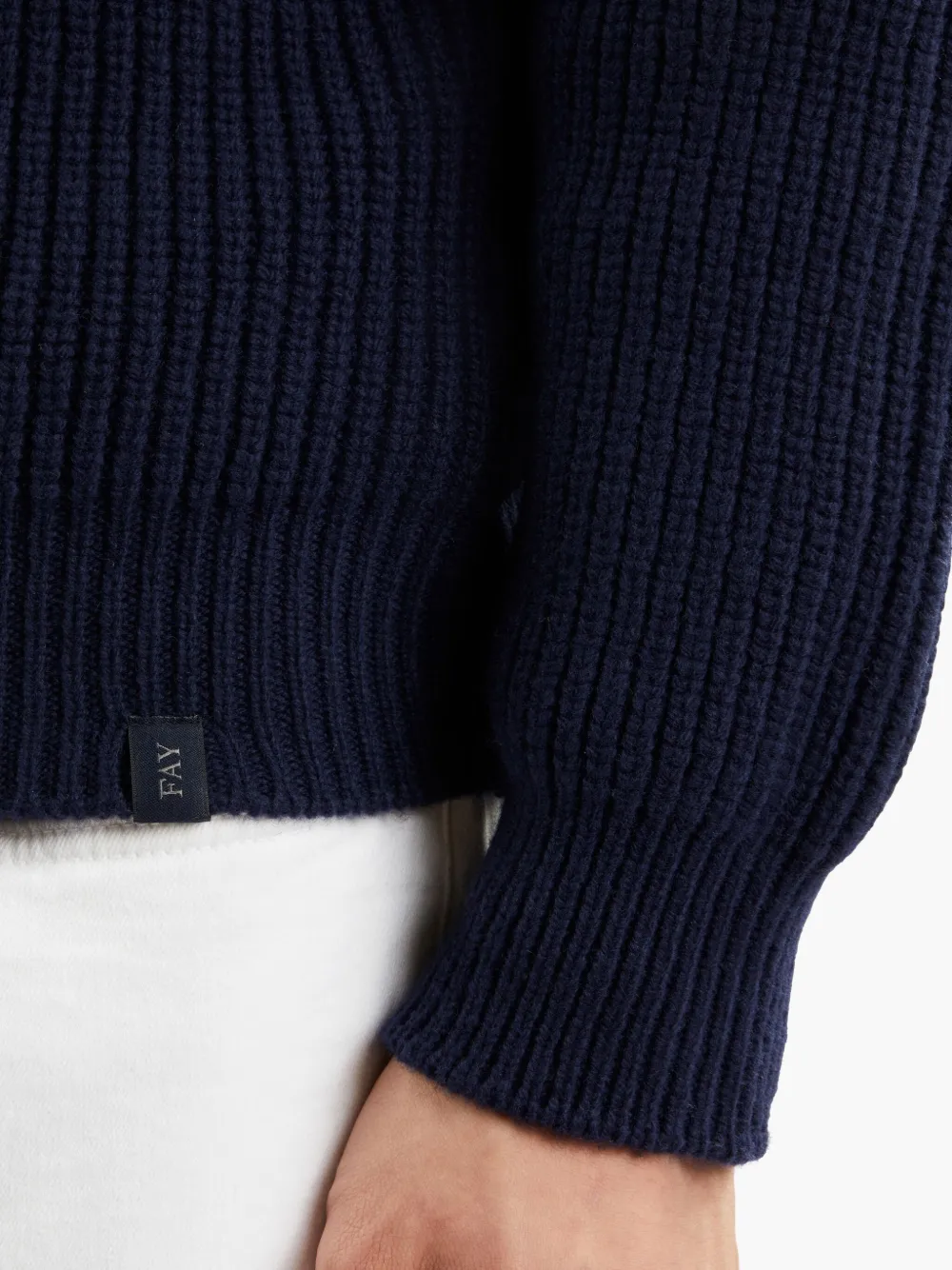 Fay Trui van scheerwol Blauw