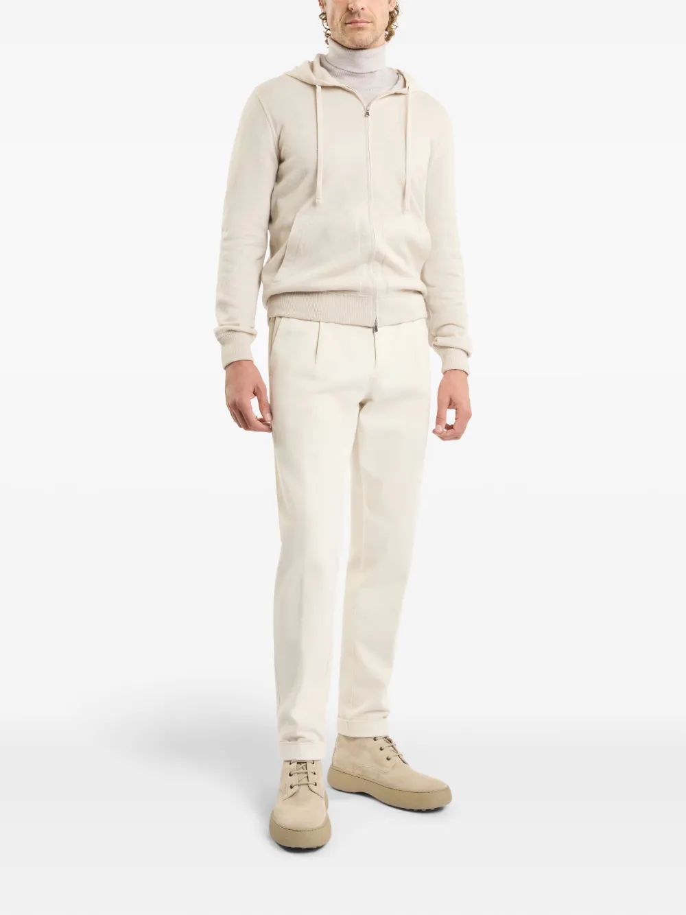 Fay Kasjmier hoodie - Beige