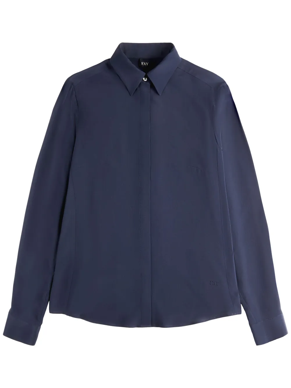 Fay blouse met lange mouwen Blauw