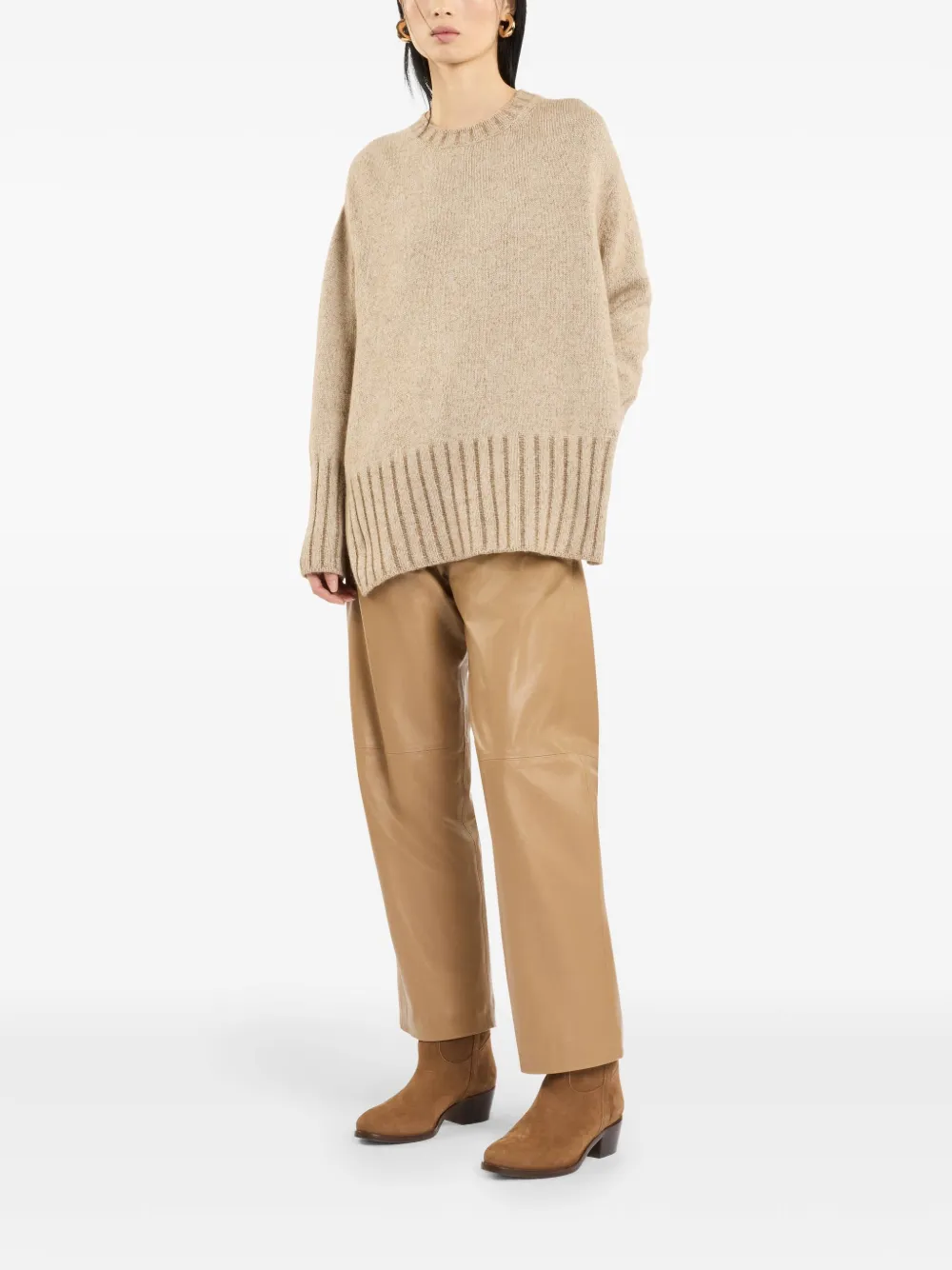 Fay long-sleeve jumper - Beige