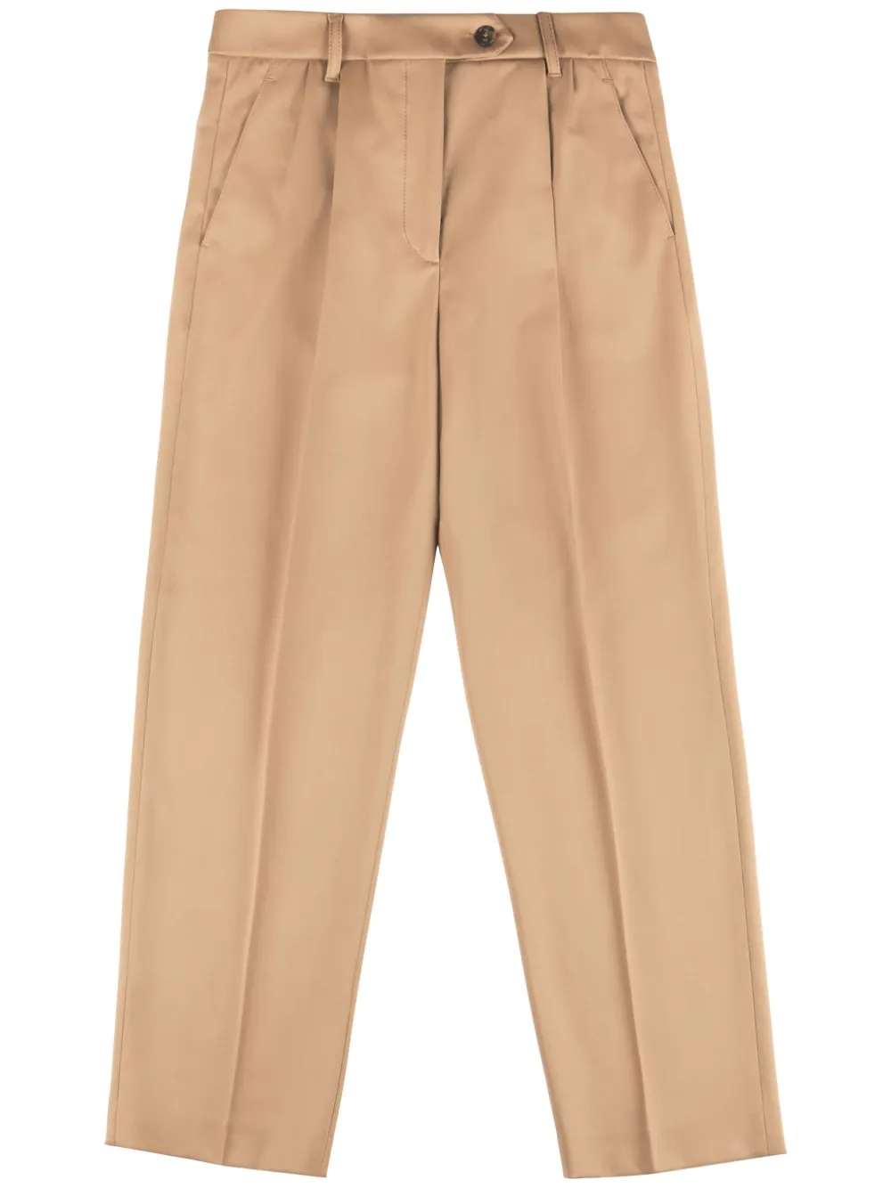 Fay Gabardine broek Bruin