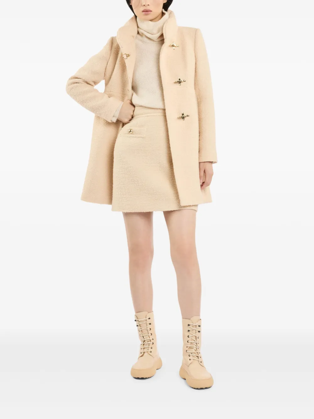 Fay toggle-fastening coat | Single Breasted Coats | Image 2