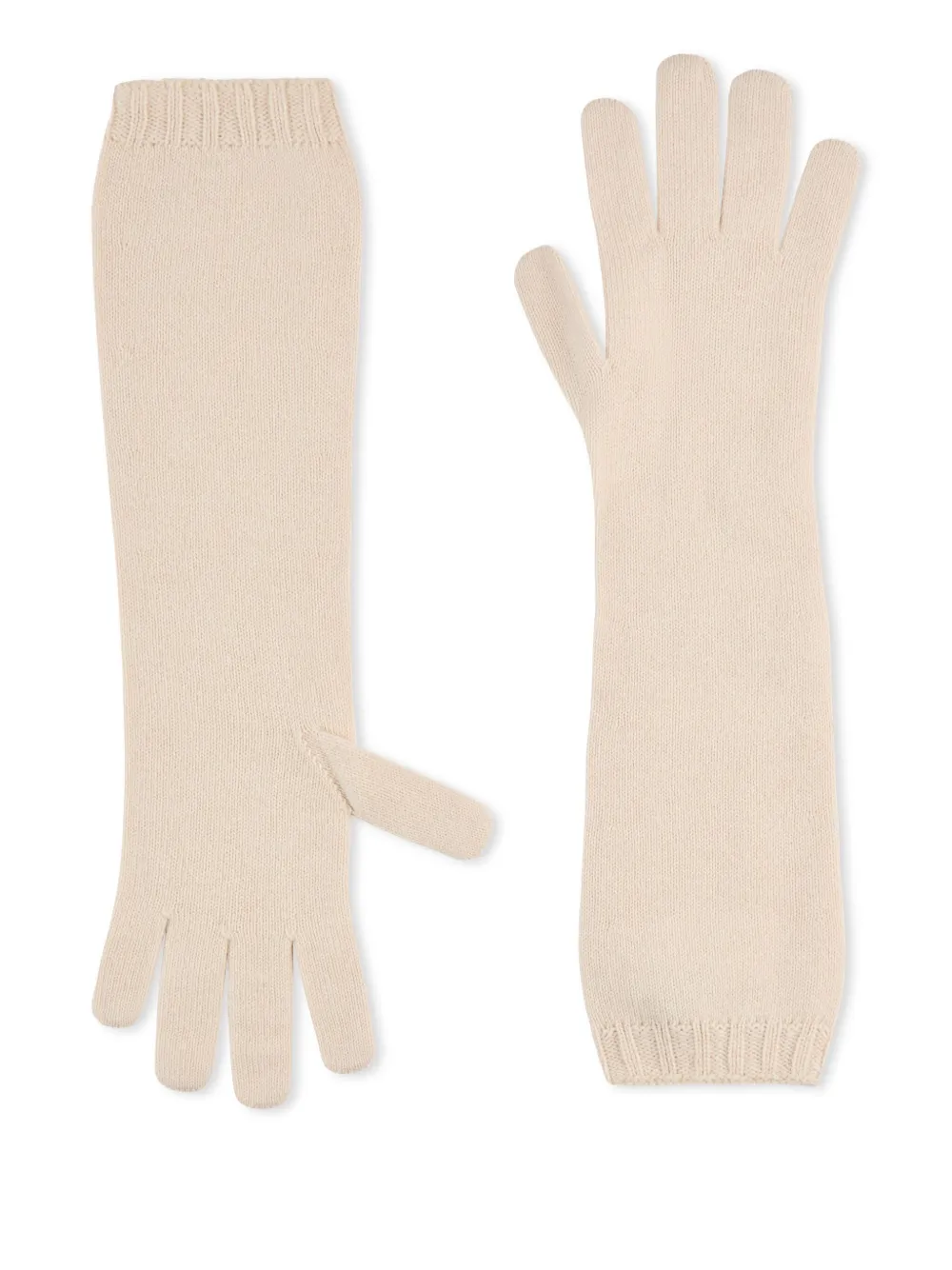 Fay Gebreide handschoenen - Beige