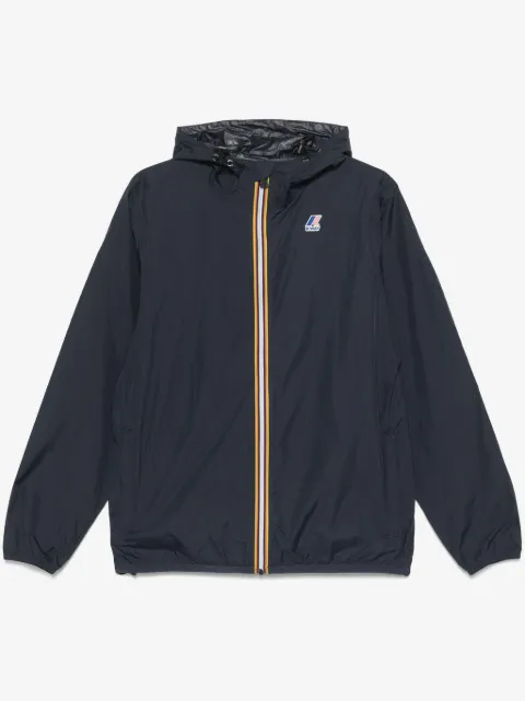 K-Way Le Vrai 4.0 Claude logo-patch hooded jacket