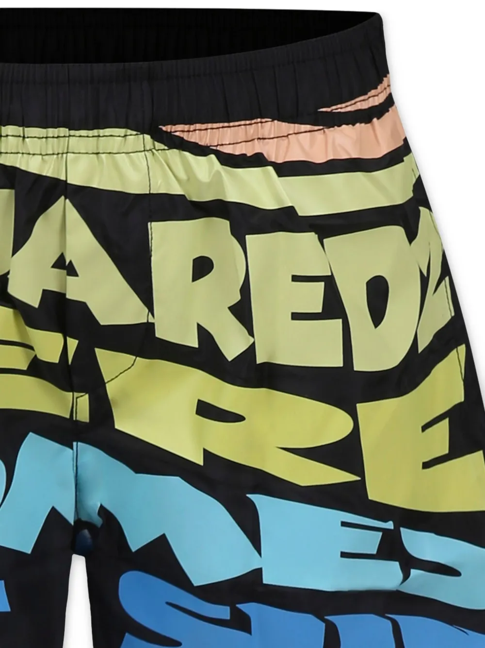 DSQUARED2 KIDS Zwembroek met logoprint Zwart