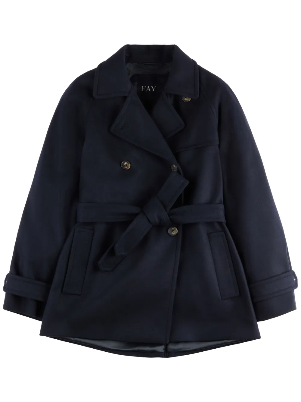 Fay City trenchcoat Blauw