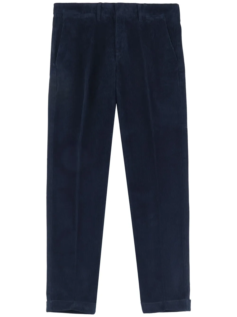 Fay Pantaloni crop in cotone elasticizzato - Blu