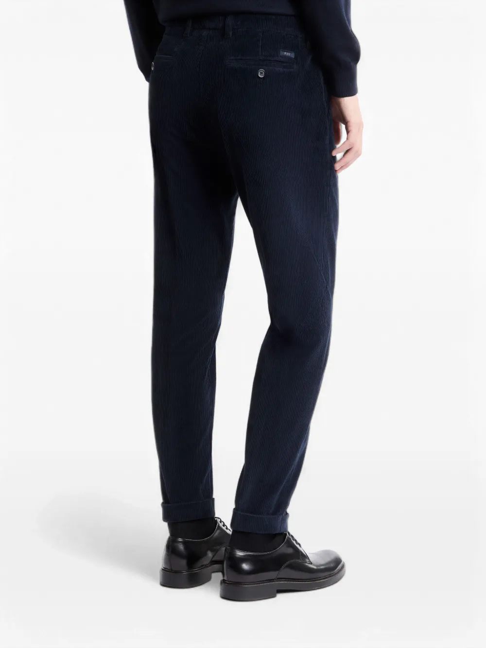Fay Cropped broek Blauw