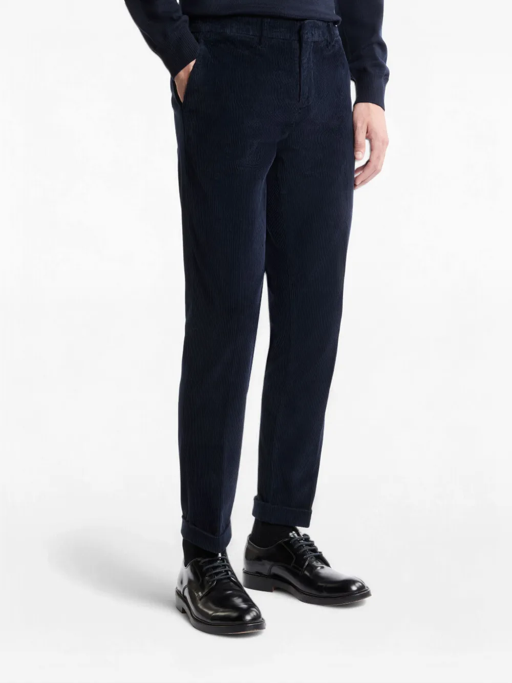 Fay Cropped broek Blauw