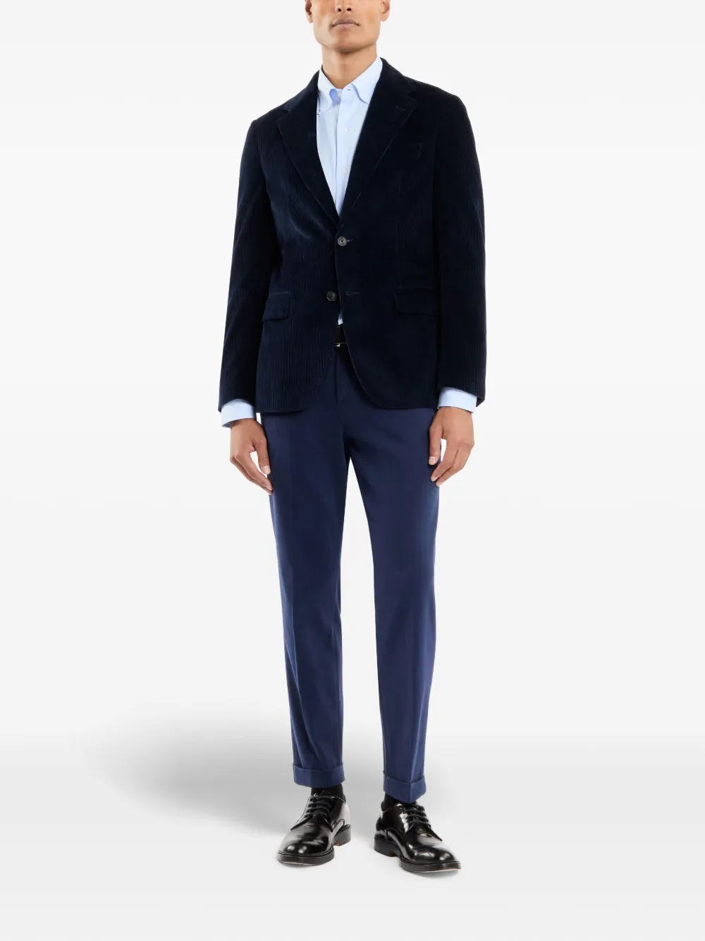Fay Capri broek van stretch-katoen - Blauw