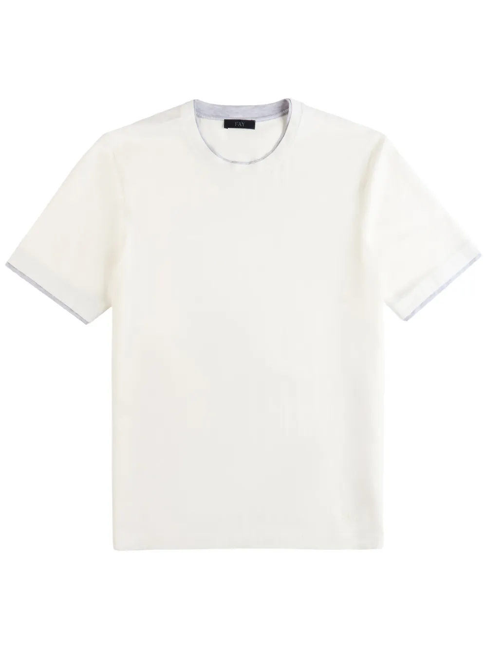 Fay Katoenen T-shirt Wit