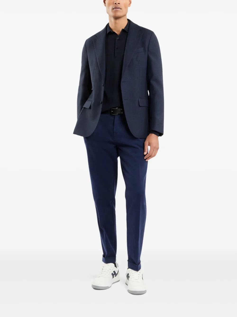 Fay Blazer van wolblend - Blauw