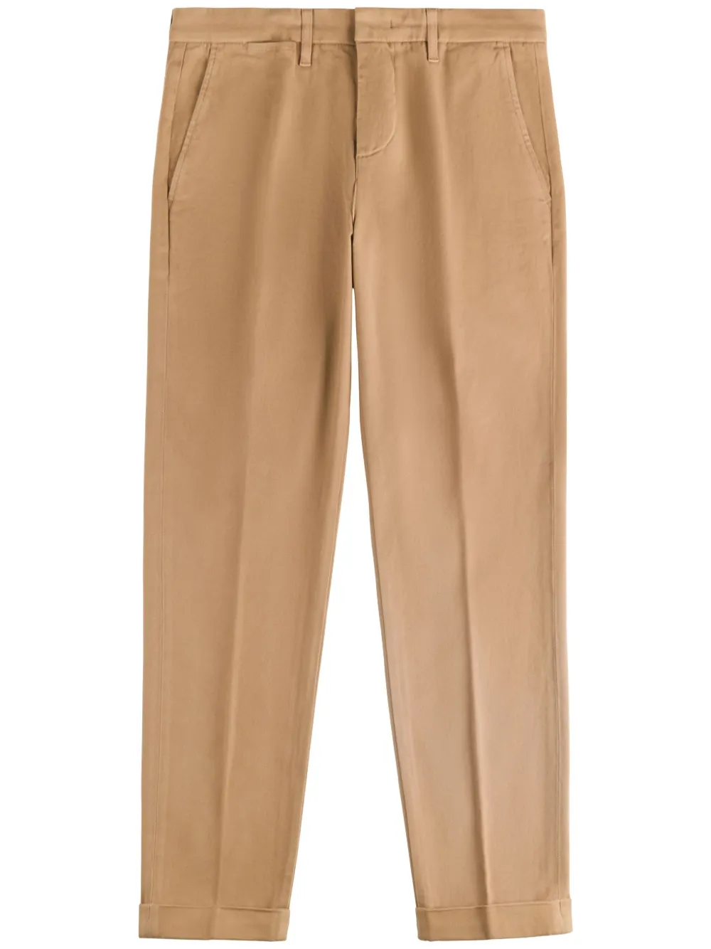 Fay Capri broek van stretch-katoen Beige