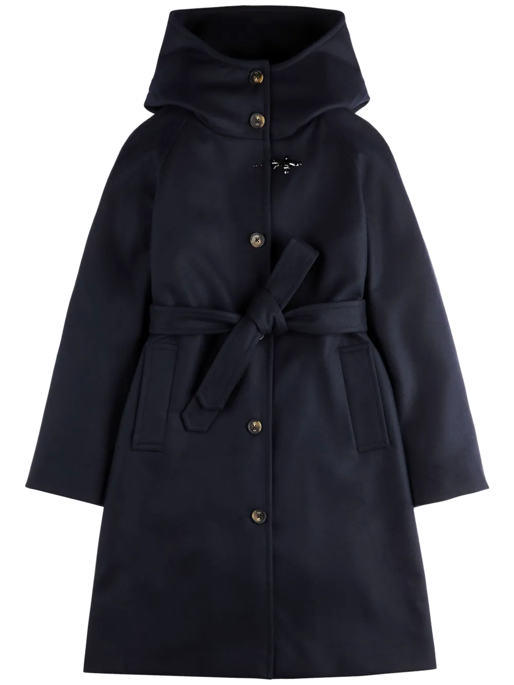 Fay Trenchcoat met capuchon Blauw