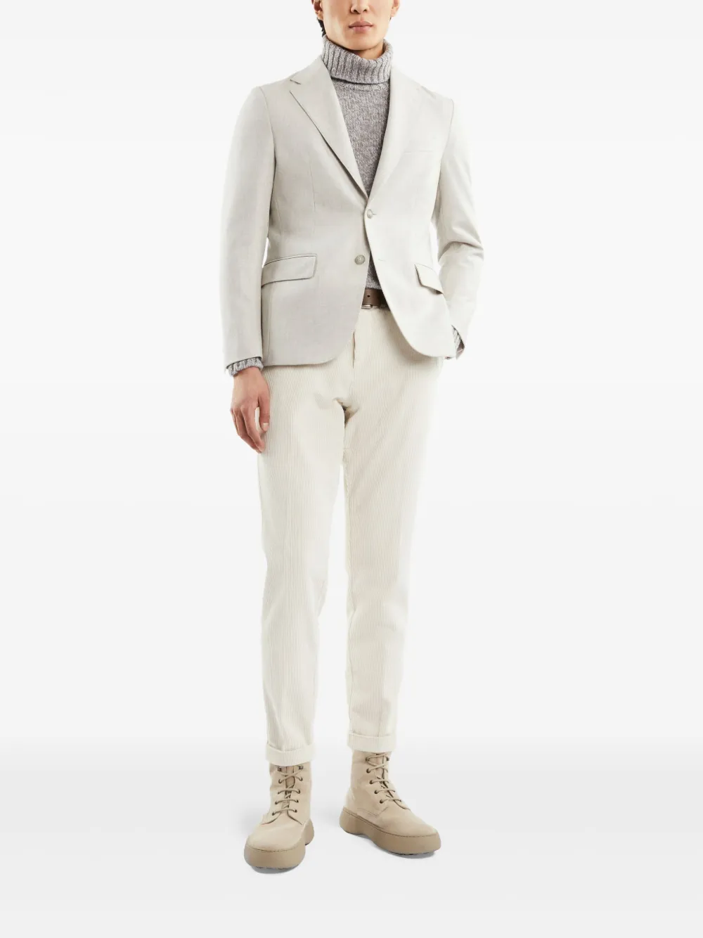 Fay Wollen blazer - Grijs