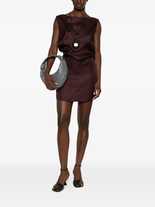 brown polka dot lace dress Call My Lover Lace Slip Mini Dress | Brown Polka Dot | Womens main image 0
