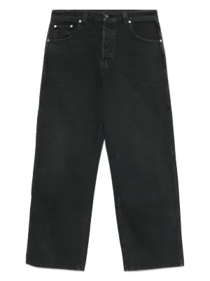 Alexander Wang Bite Denim Shorts | Black | FARFETCH SG